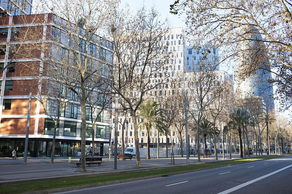 vistes de diagonal des del carrer de