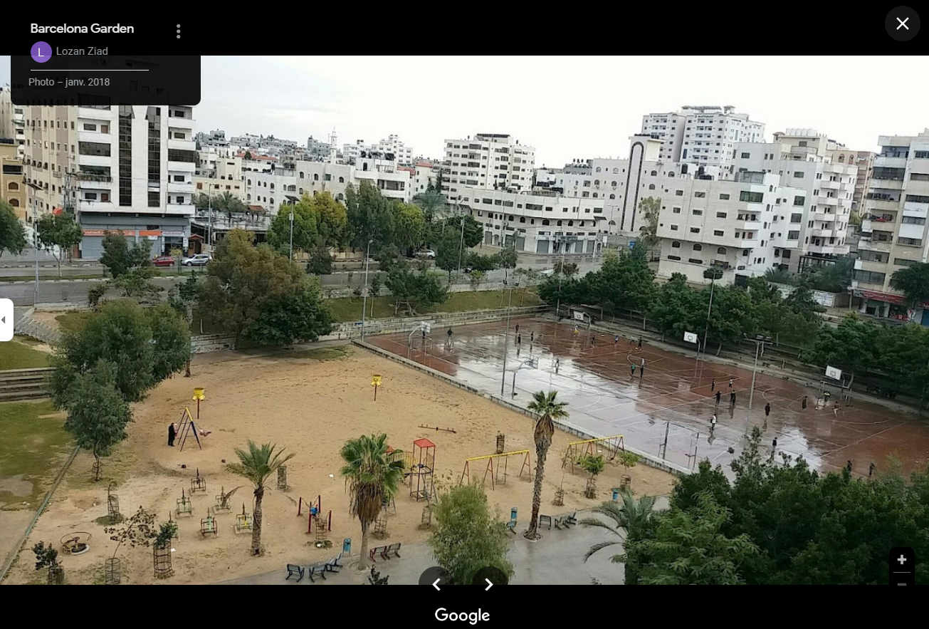 Parc Barcelone Gaza