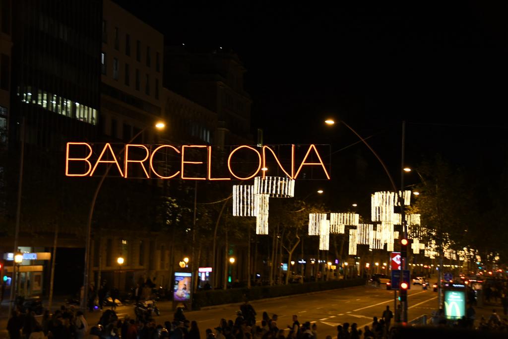 Illuminations de Noël à Barcelone 2023