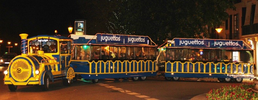 train de noël Barcelone