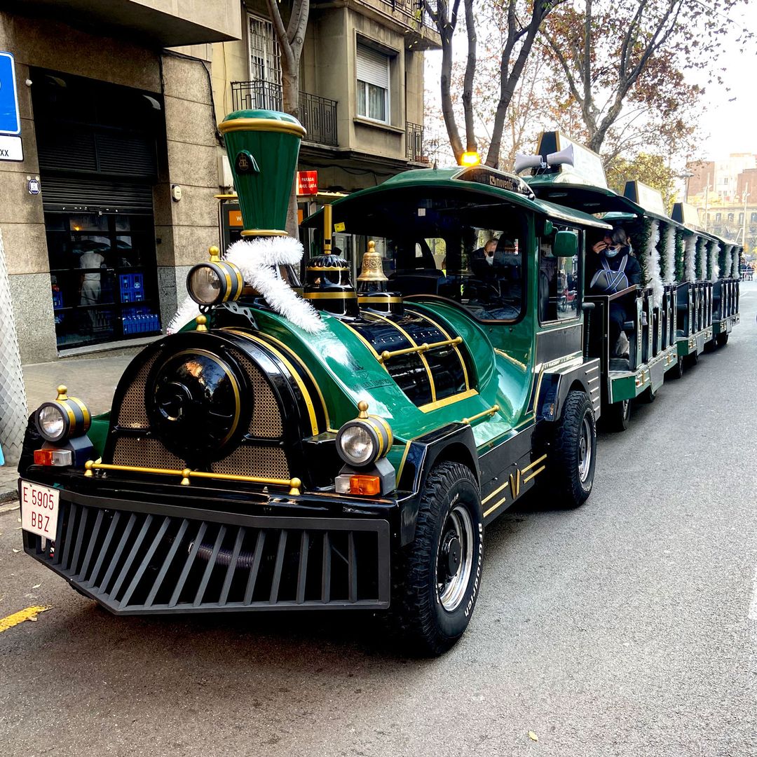 train de noël Barcelone