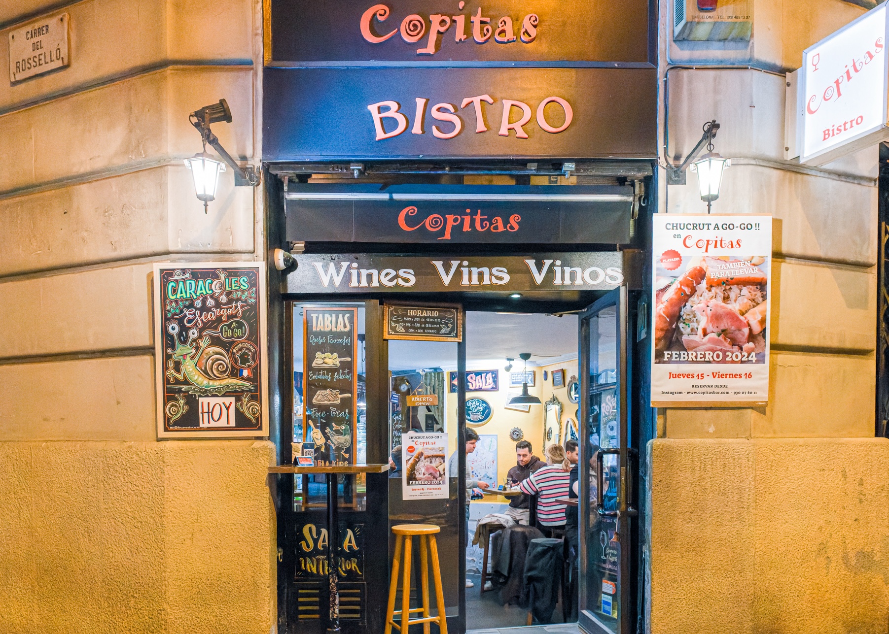 bar à vin français à Barcelone