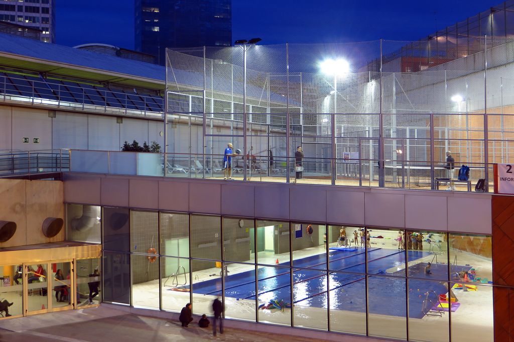 Padel Barcelone - Photo Vicente Zambrano González Ajuntament de Barcelona - Centre Esportiu de l'Espanya Industrial