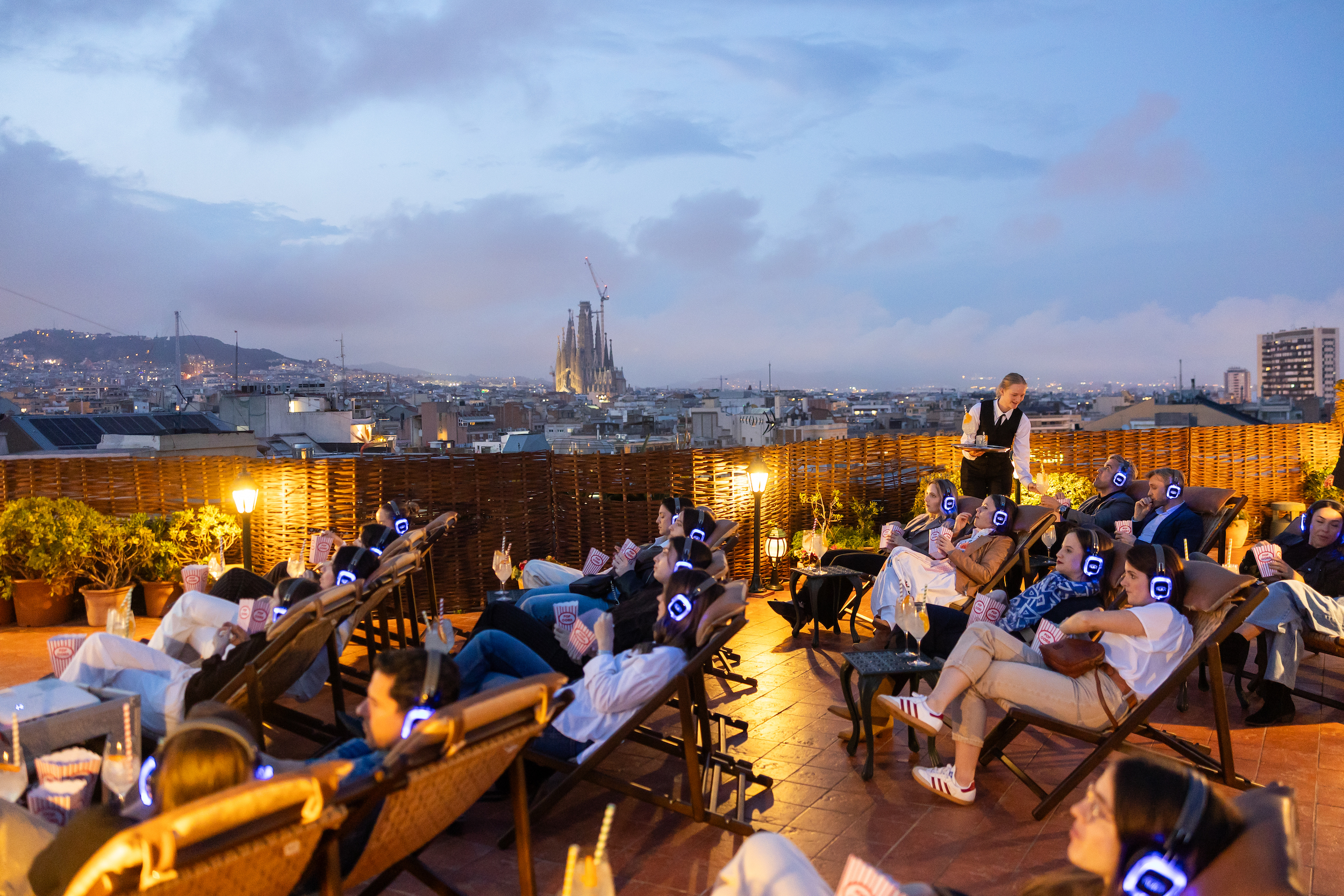 cine en plein air barcelone palace