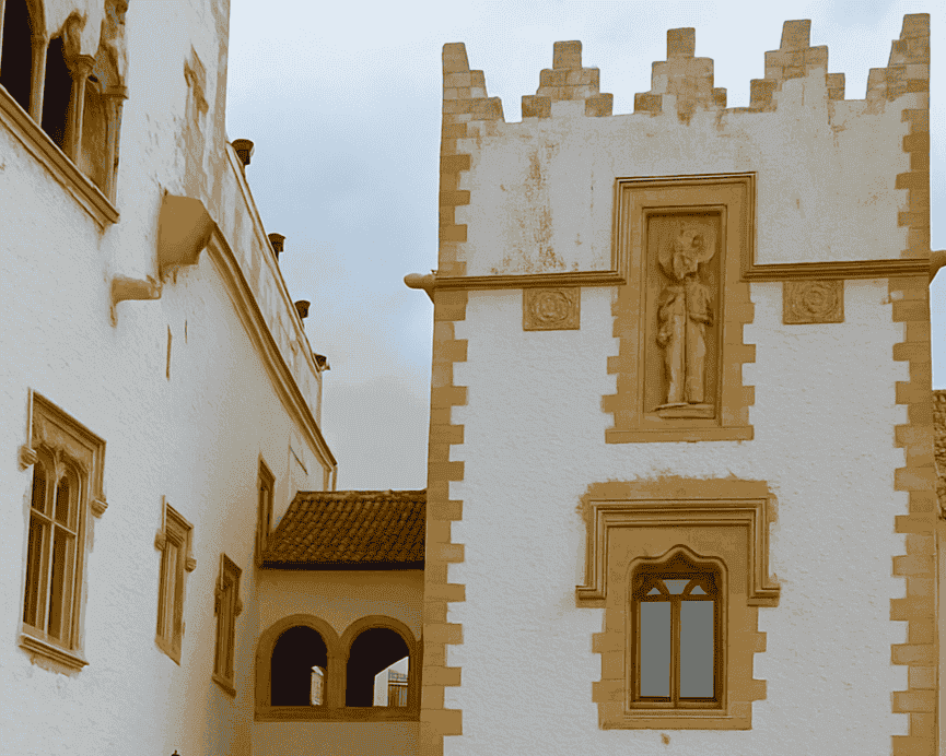 sitges batiment blanc