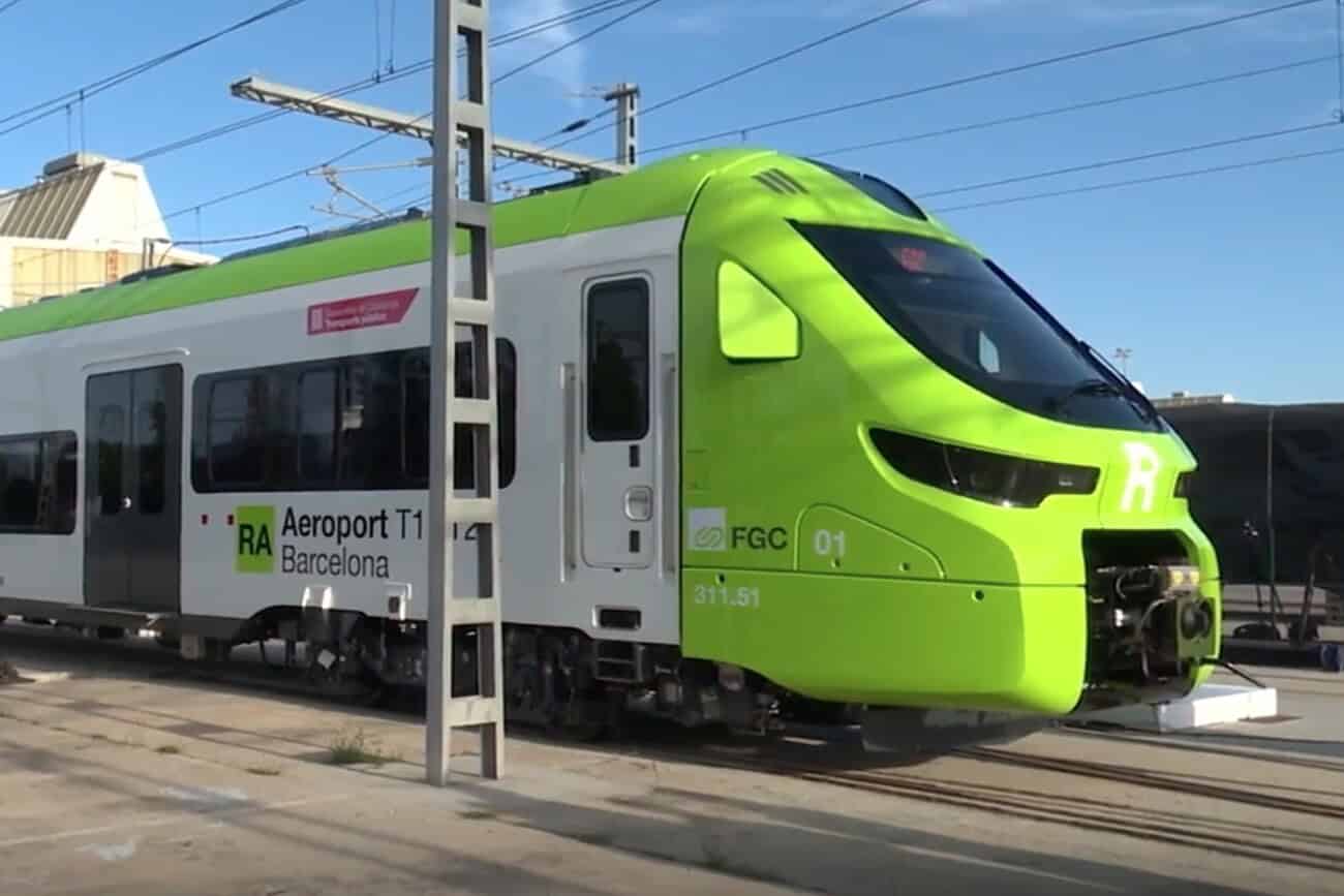 Dès 2026, Barcelone sera connectée à l’aéroport par un train en 20 minutes 1 train futuriste catalogne ferrocarils