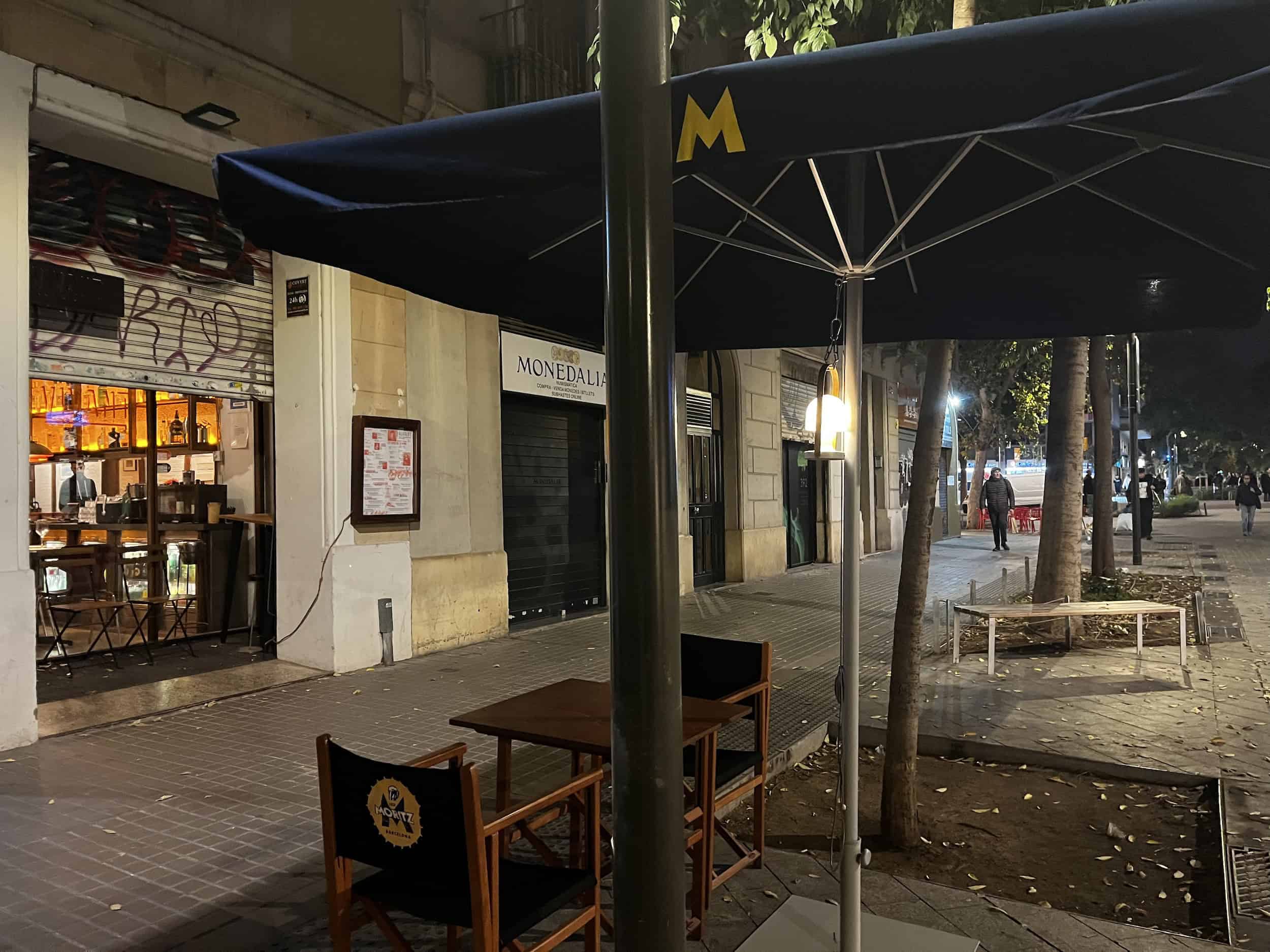 rue de barcelone nuit