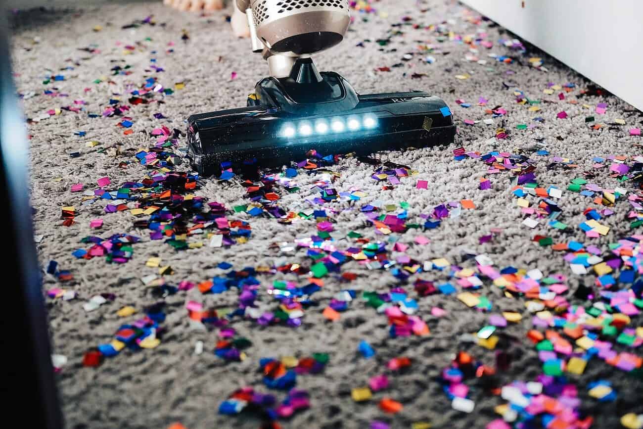 confettis nettoyage