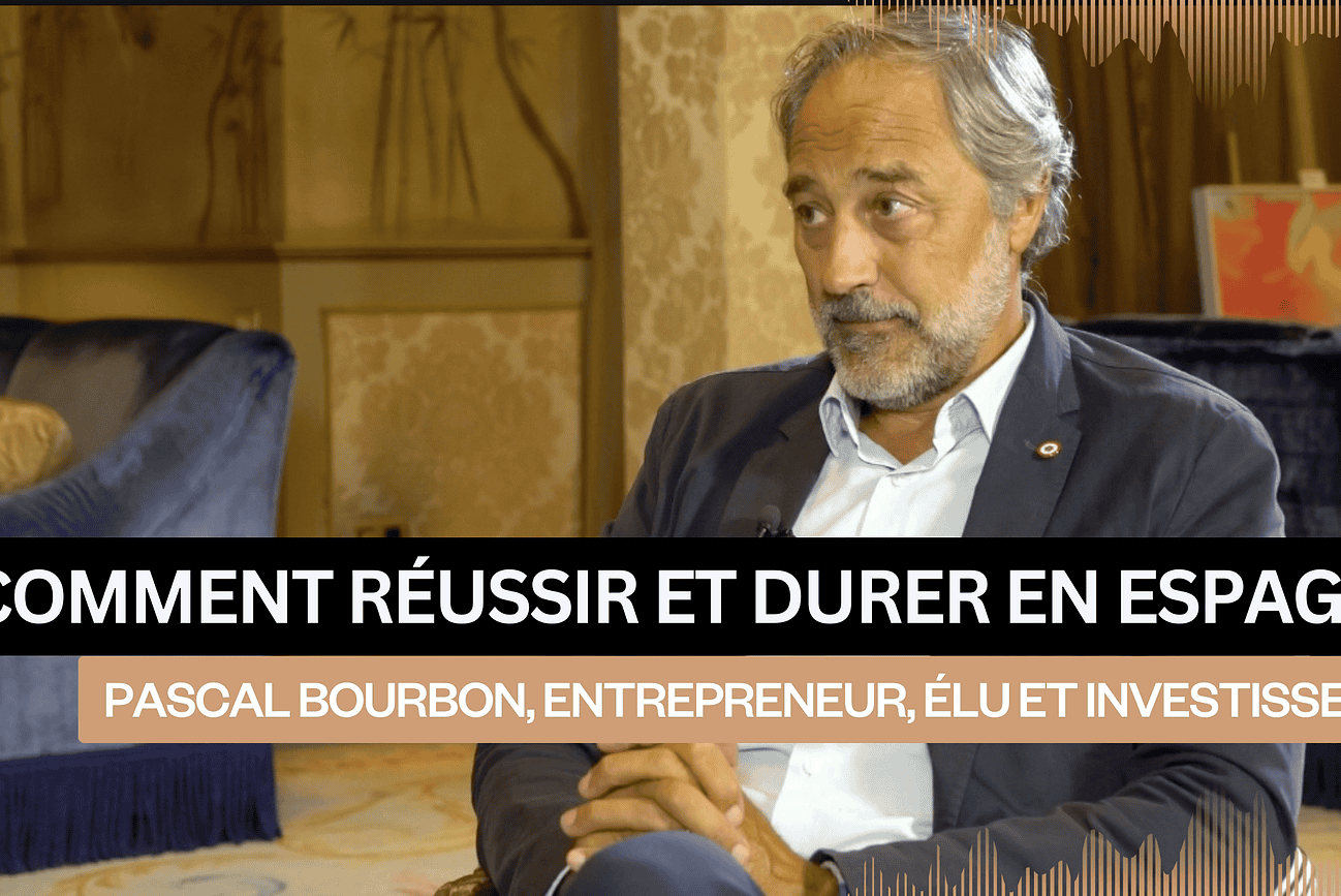 Pascal Bourbon, entrepreneur, élu et investisseur : comment réussir et durer en Espagne 8 Portrait de Pascal Bourbon, entrepreneur et investisseur, lors d'une interview sur la réussite et la durabilité en Espagne.
