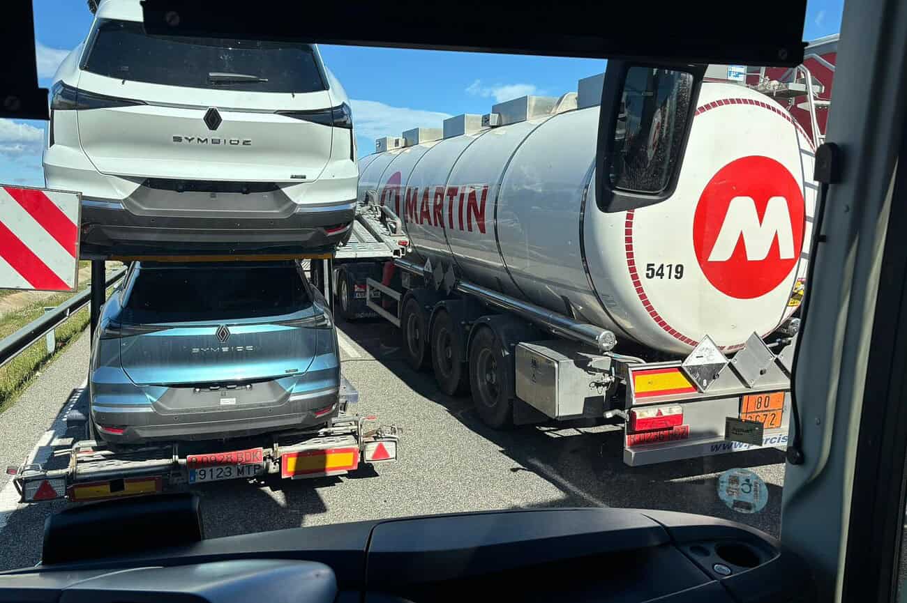 La tempête Nils provoque des embouteillages à la frontière franco-espagnole 5 embouteillages