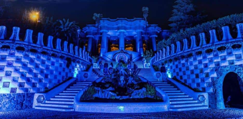 Park Güell bleu
