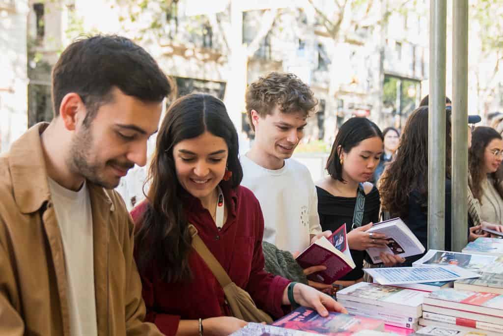 livres sant jordi barcelone