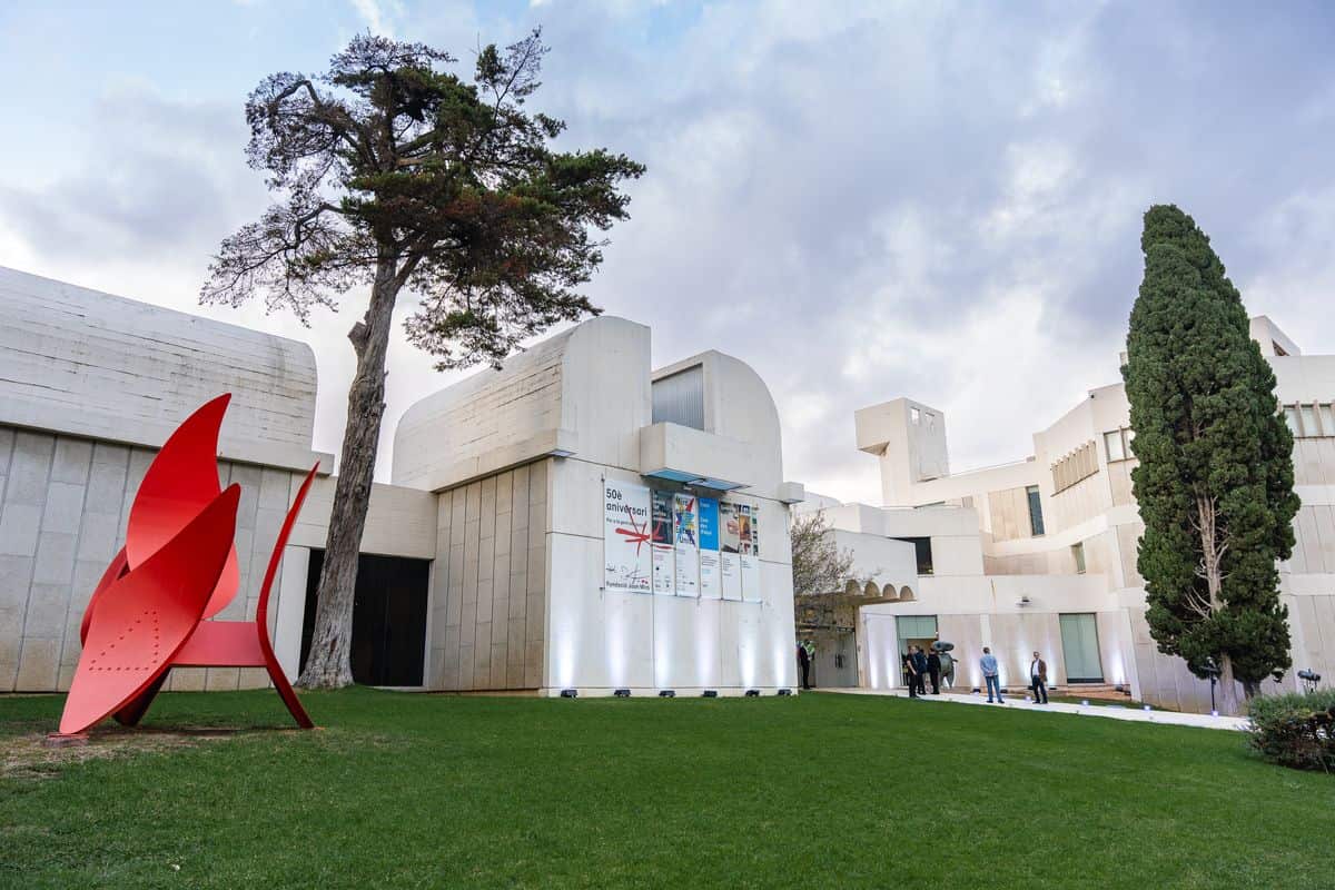 Que faire à Barcelone le week-end du 19 au 21 juin 1 musée joan miro barcelone jardin