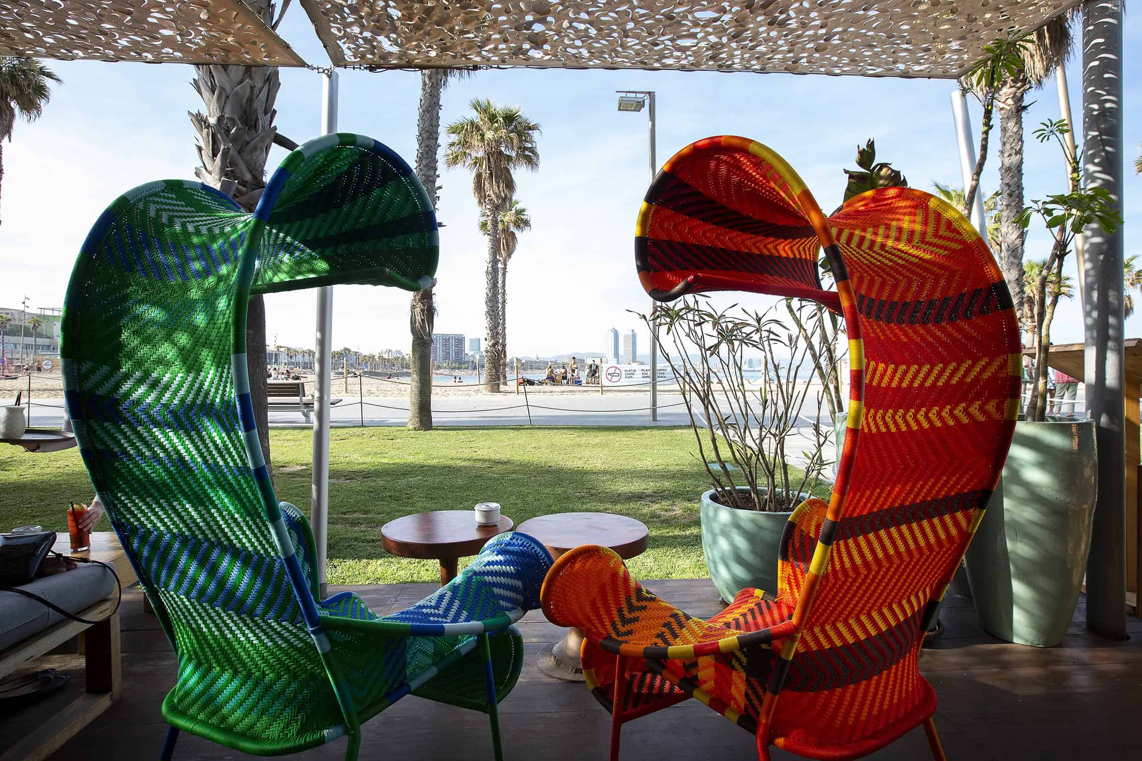 À Barcelone, une paëlla face à la mer signée Romain Fornell 4 restaurant barcelone vue sur la mer