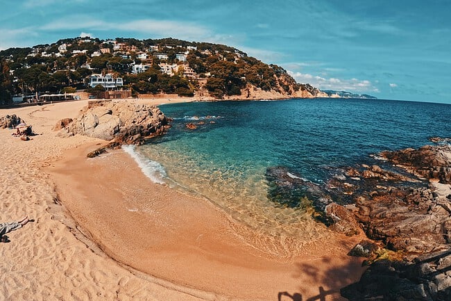 plage blanes espagne