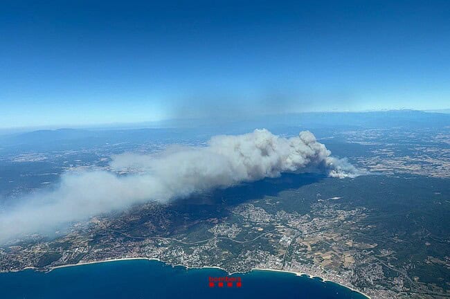 incendie costa brava