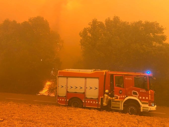 vehicule pompiers generalitat catalogne