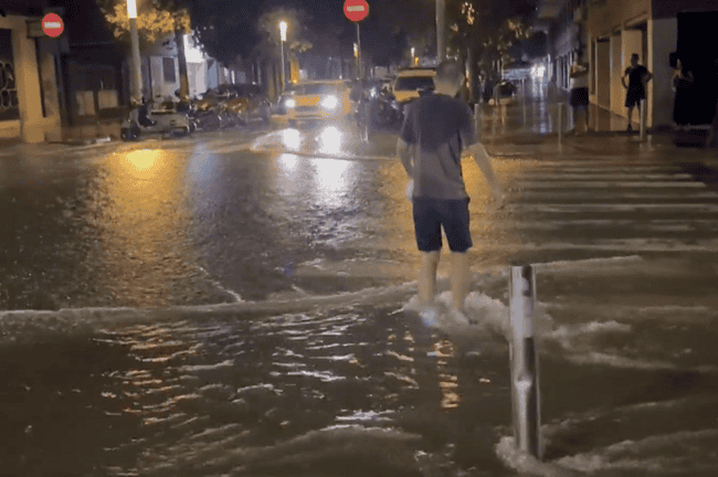 inondation pluie barcelone
