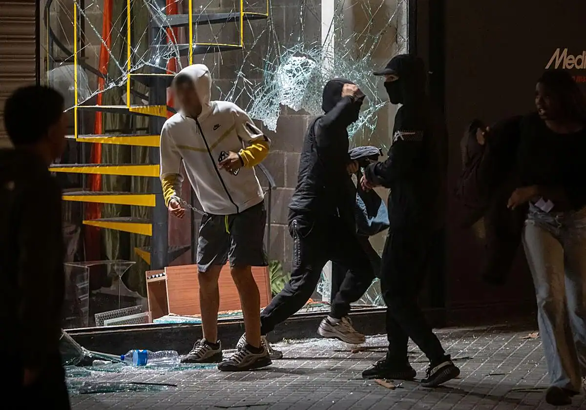 BARCELONE VIOLENCE