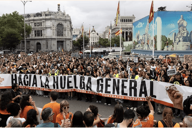 greve espagne