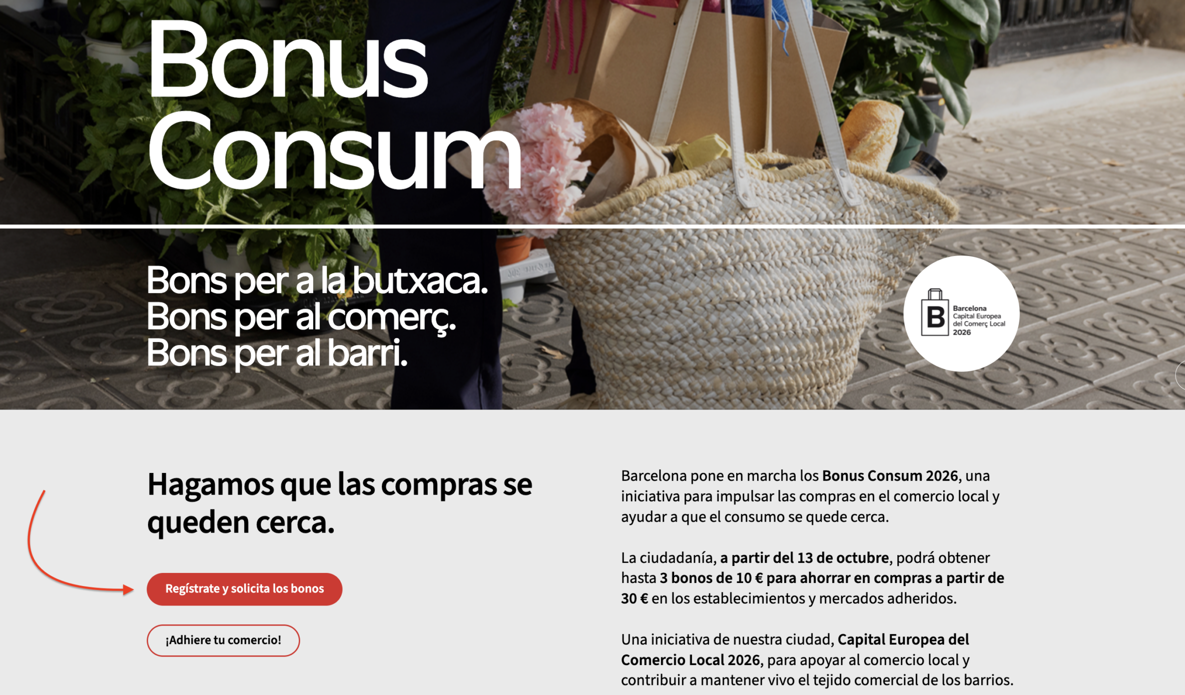 Bon plan à Barcelone : comment économiser 10 euros grâce aux Bonus Consum ? 1 bonus consum