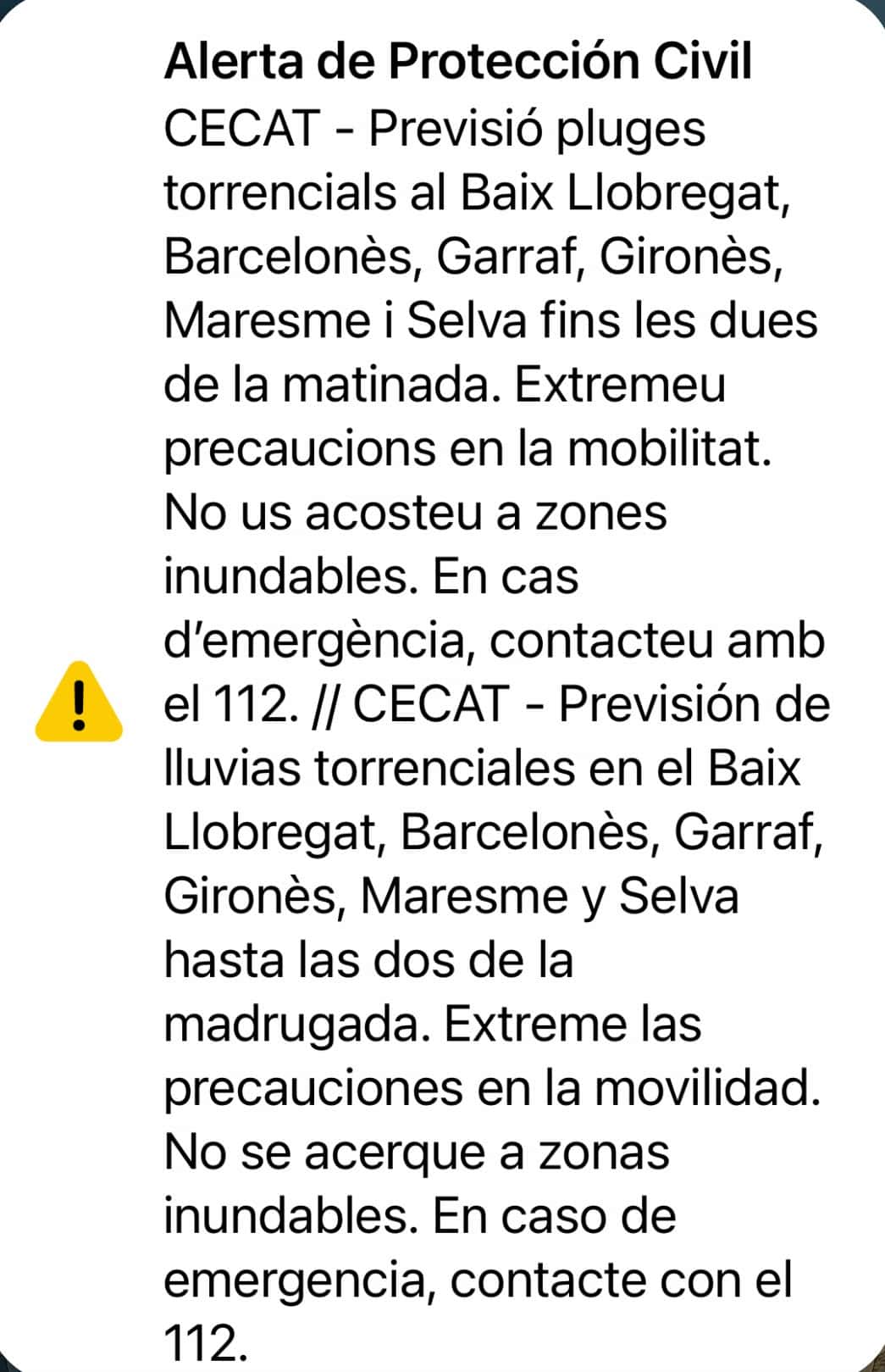 Barcelone en alerte rouge : de nouvelles pluies torrentielles attendues 1 WhatsApp Image 2026 10 06 at 19.08.38